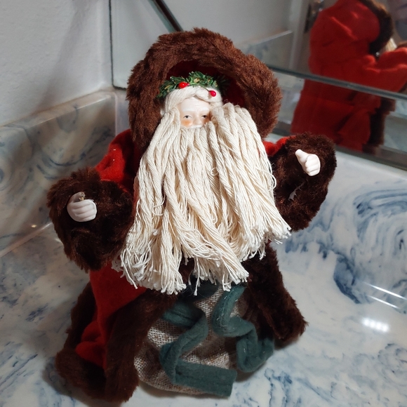 Santa tree topper vintage style fabulous Santa - Picture 13 of 16